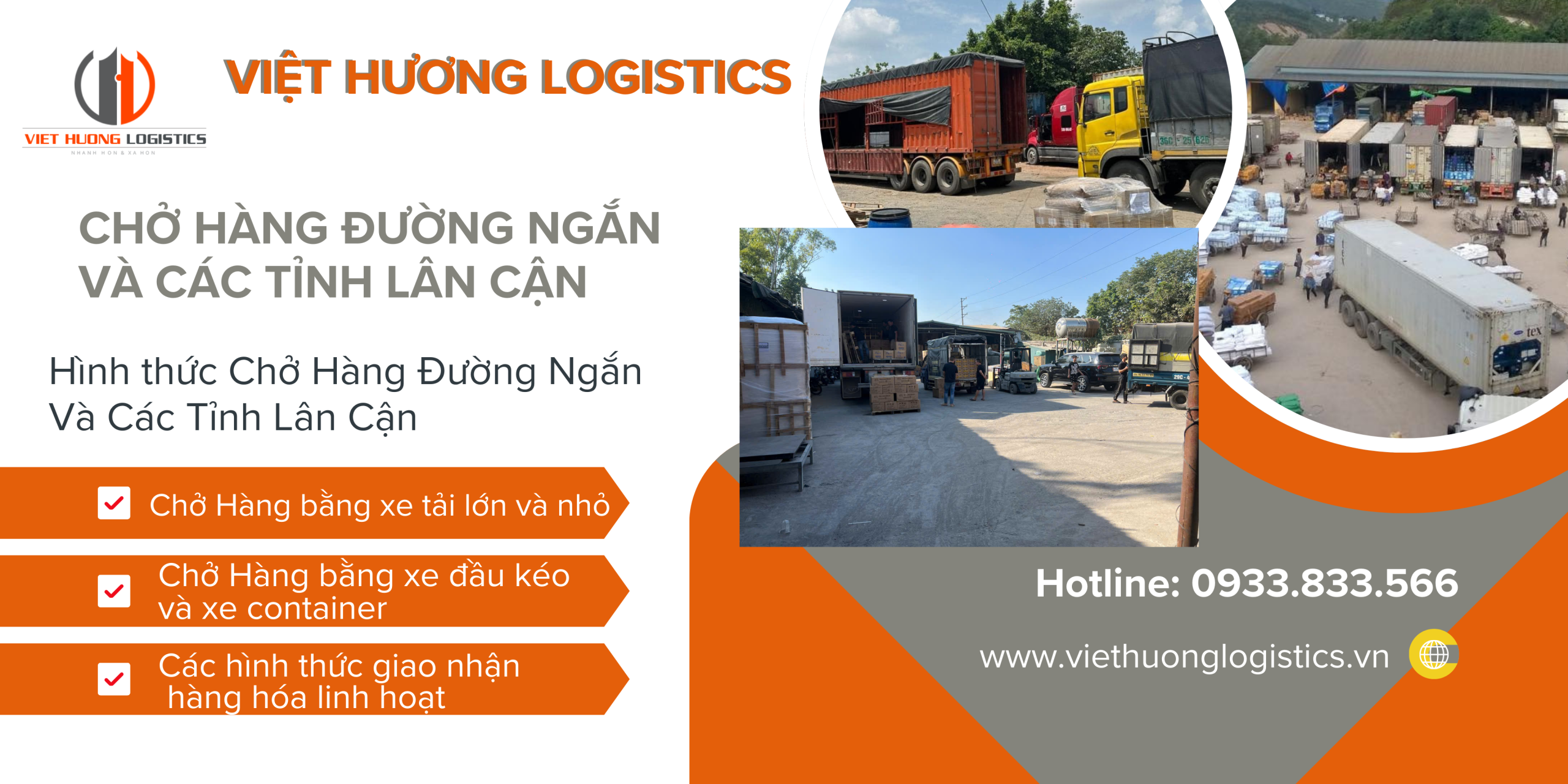 Chở Hàng Đường Ngắn Và Các Tỉnh Lân Cận