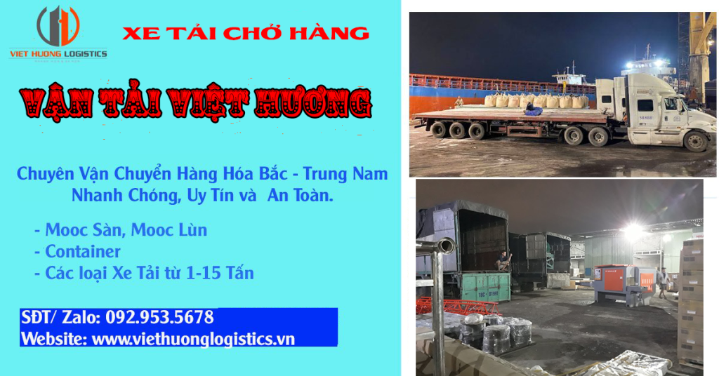 Xe Tải Chở Hàng Viet Huong Logistics