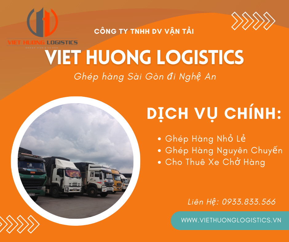 Ghép hàng Sài Gòn đi Nghệ An