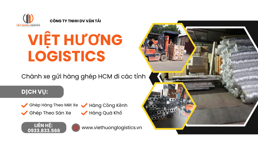 Chành xe gửi hàng ghép HCM đi các tỉnh