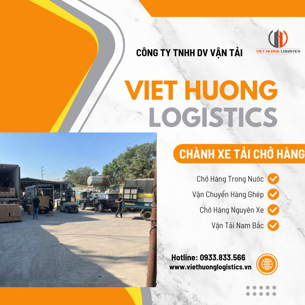 Chành Xe Tải Chở Hàng Liên Tỉnh -Vận Tải Việt Hương