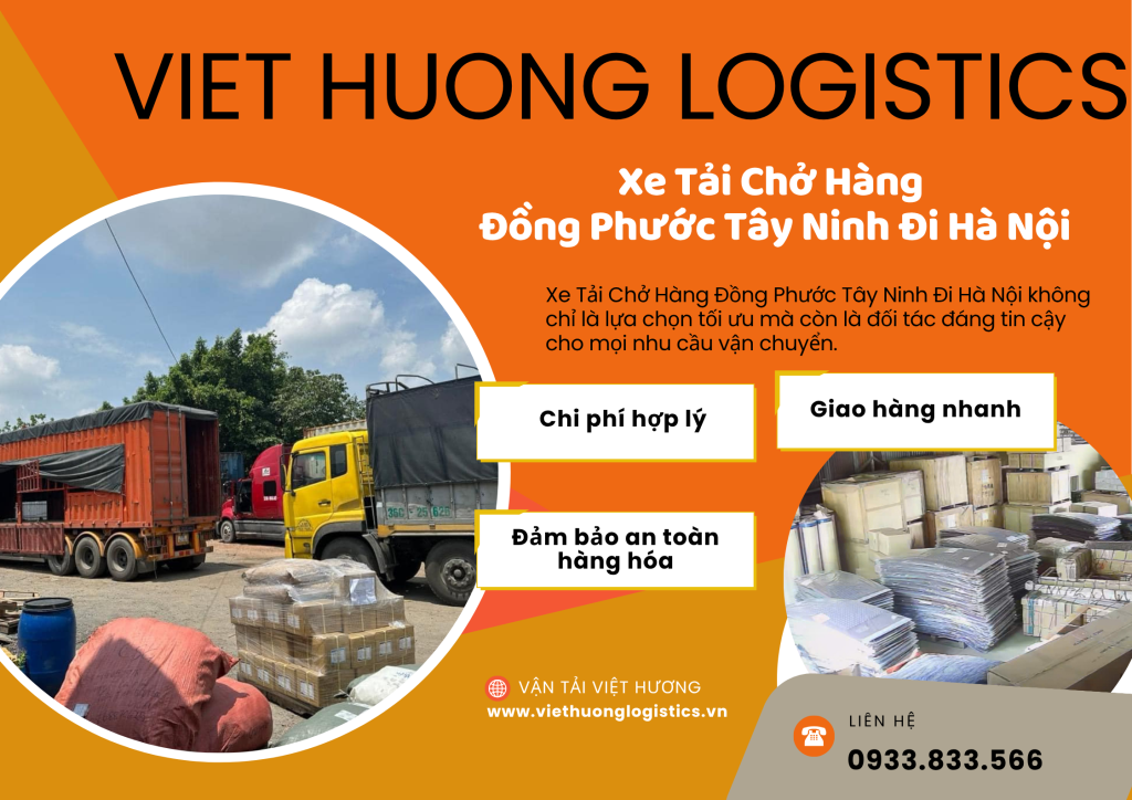 Xe Tải Chở Hàng Đồng Phước Tây Ninh Đi Hà Nội