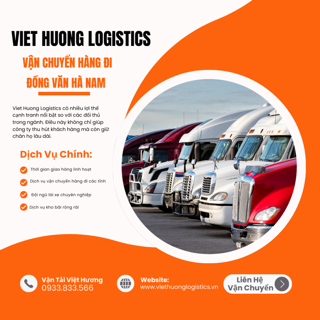 dịch vụ vận chuyển hàng đi Đồng Văn Hà Nam