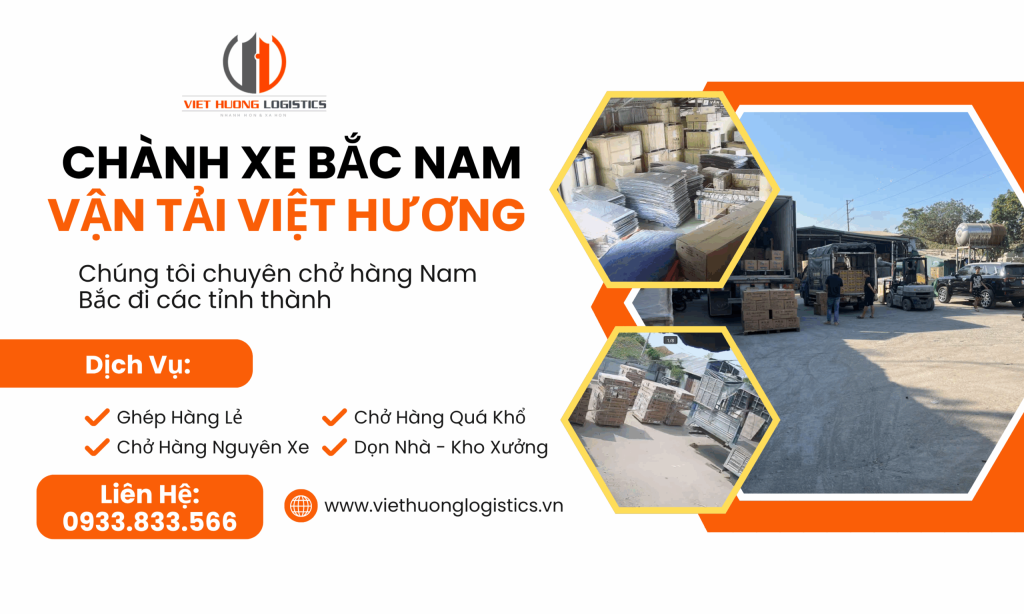 Xe chở hàng Long An đi Bắc Giang 1-3 ngày I 0933.833.566