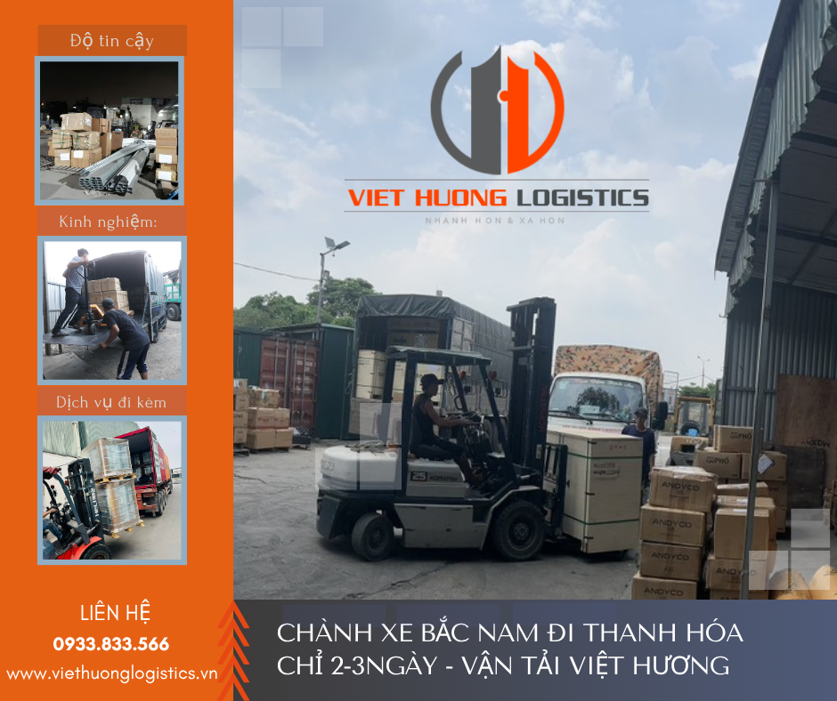 Chành xe bắc nam đi Thanh Hóa chỉ 2-3ngày - Vận Tải Việt Hương