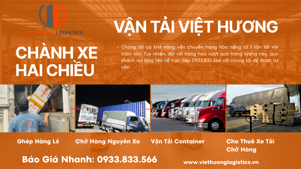 Xe 2 Chiều Gửi hàng Bắc Nam - Vận Tải Bắc Nam giá tốt 2026