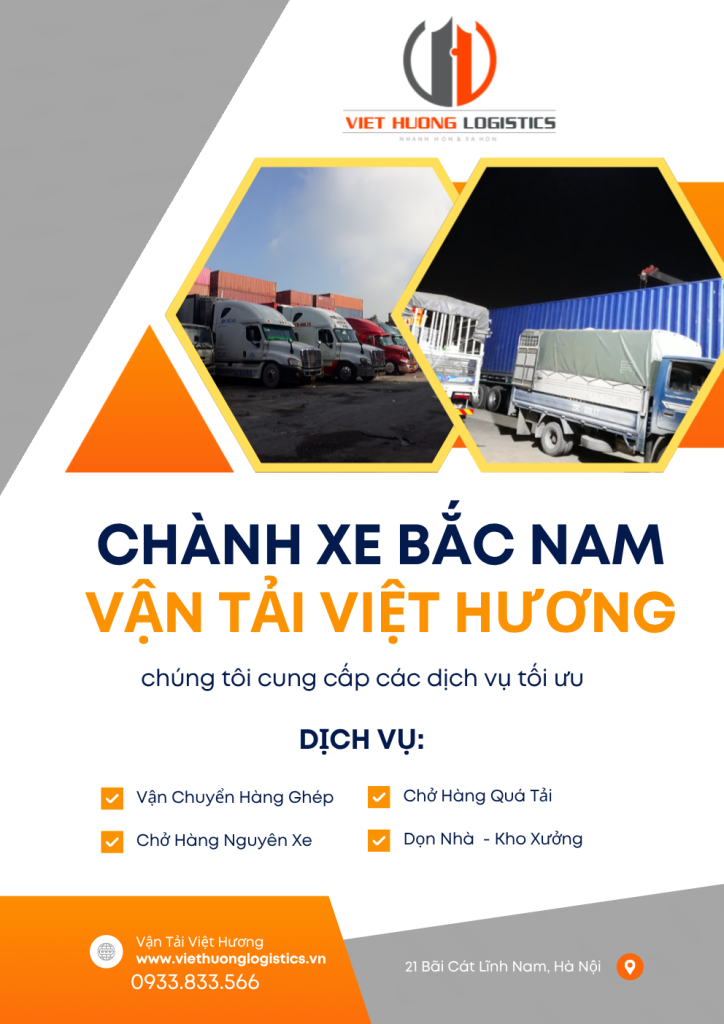 Xe chở hàng Long An đi Huế 1-2 ngày I Vận Tải Việt Hương