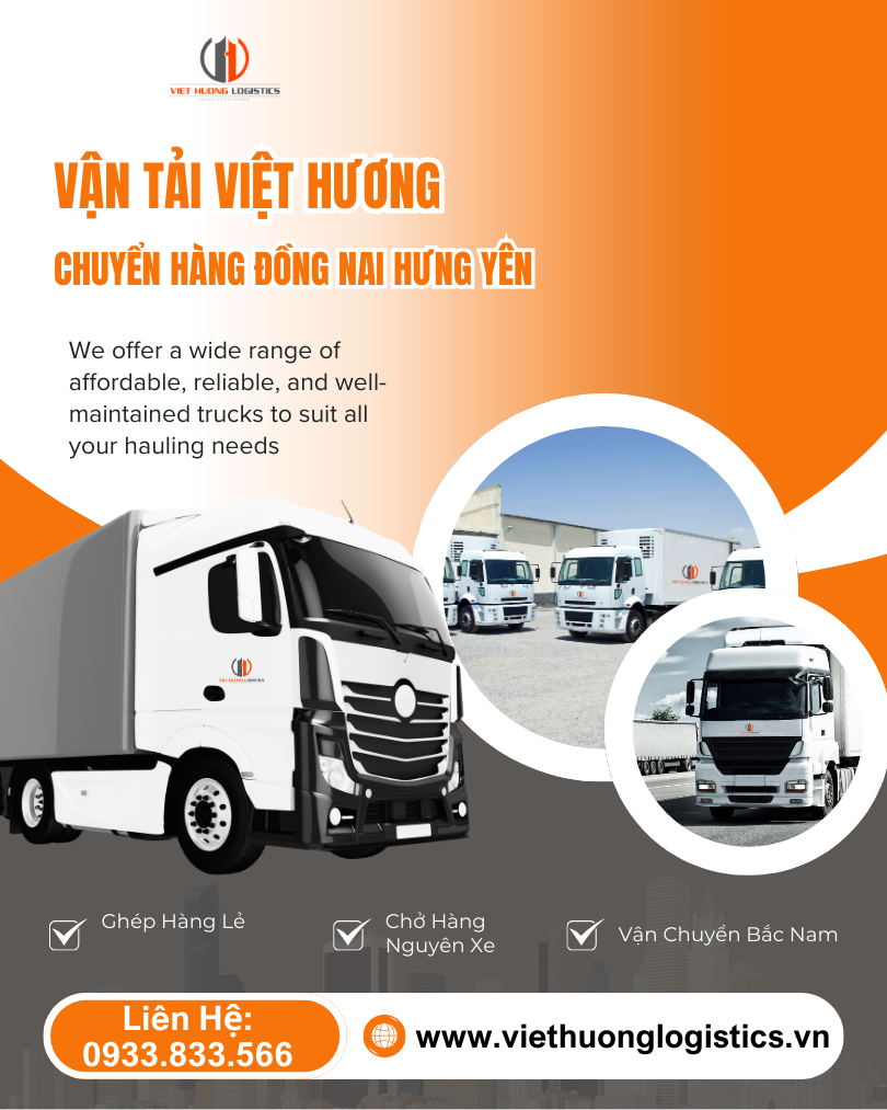 Xe Chở Hàng Đi Hà Nội 2-3 ngày Vận Tải Việt Hương