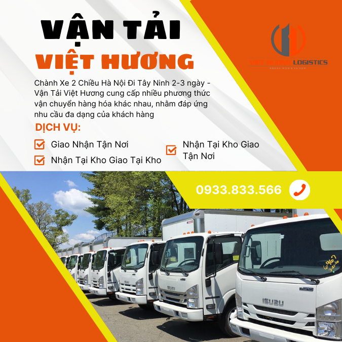 Chành Xe 2 Chiều Hà Nội Đi Đồng Tháp 2-3 ngày - Vận Tải Việt Hương