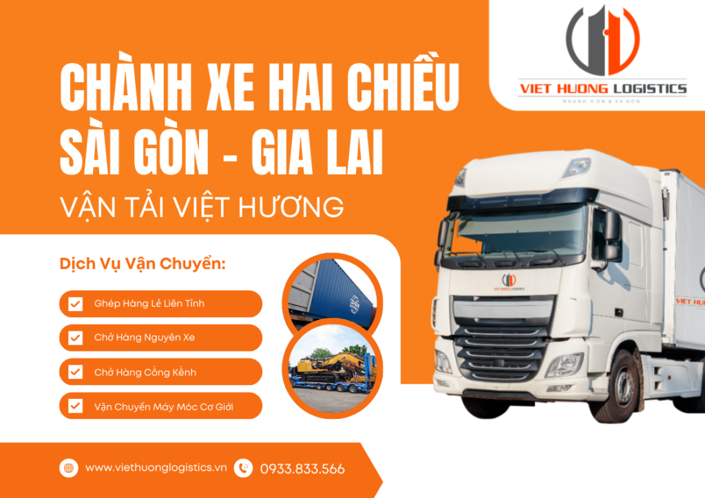 Chành Xe Sài Gòn Gia Lai 1-2 ngày