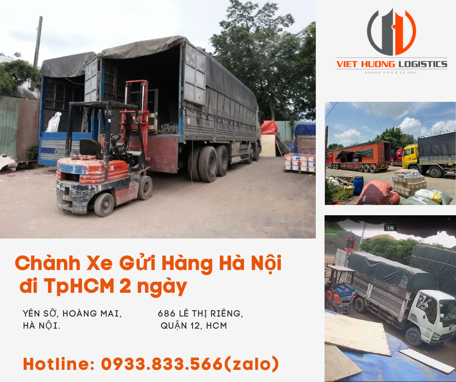 Chành xe 15T gửi hàng từ hà nội đi hồ chí minh - Việt Hương- ĐT: 0933833566/zalo
