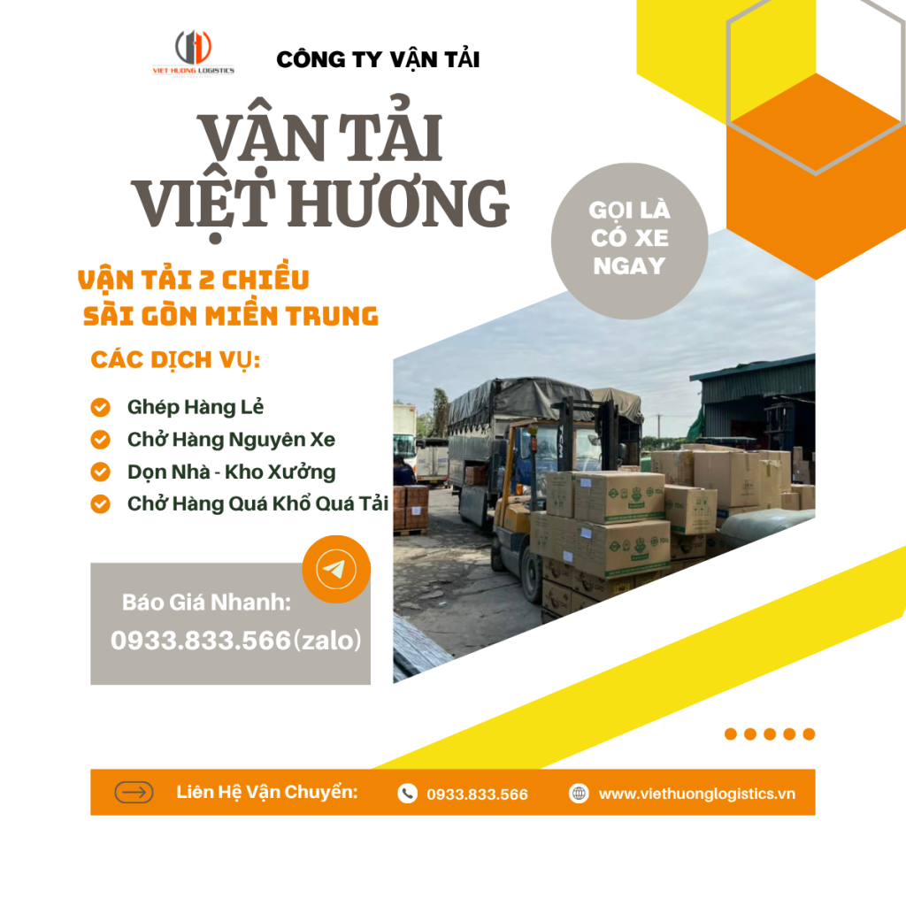 Vận Tải hàng Sài Gòn đi Bắc Ninh 2-3 ngày - Vận Tải Việt Hương - Báo giá nhanh: 0933.833.566/zalo